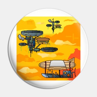 Airship Skys Pin