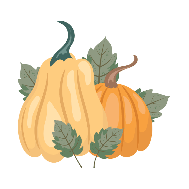 Fall Pumpkins by SWON Design