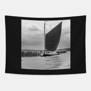 Traditional Norfolk wherry on the River Bure, Norfolk Broads Tapestry