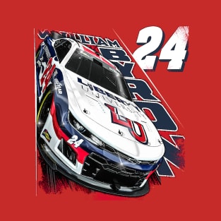 William Byron Red Racing T-Shirt