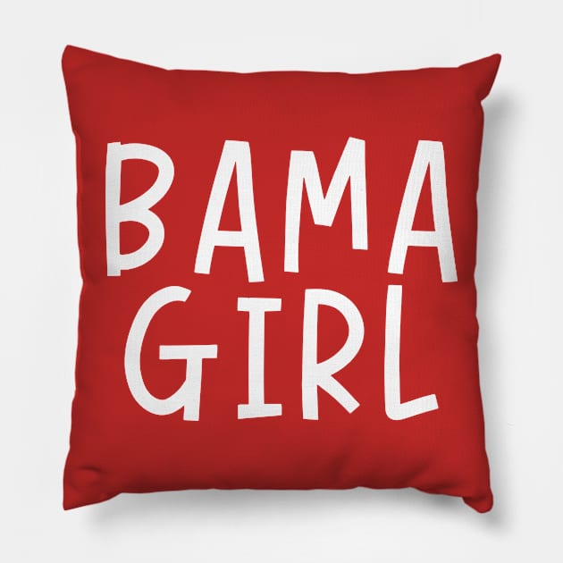 Bama Girl Pillow by BDAZ