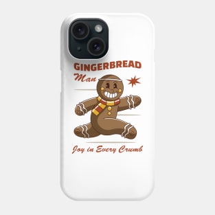 Joyful Gingerbread Man Phone Case