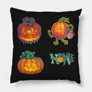 Halloween Jack O' Lantern Sticker Pack Pillow