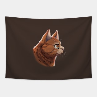 Red Tabby British Shorthair Side Portrait Tapestry