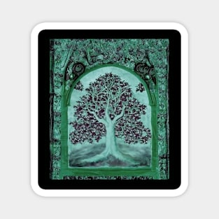 Tree of Life Medieval Tapestry Renaissance fair ren festival deadhead Magnet