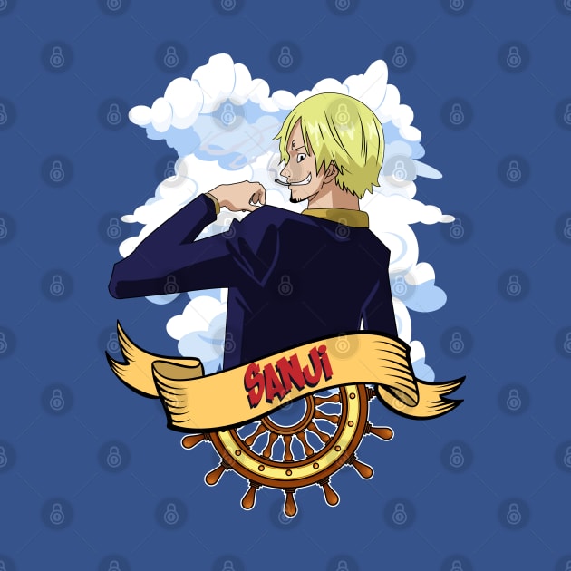 One piece anime - Vinsmoke Sanji by mounier