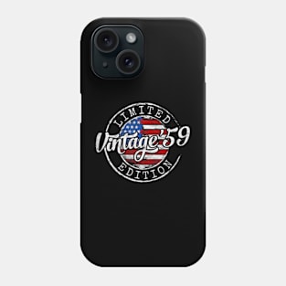 1959 65Th Birthday Gifts 65 Year Old For Men Women Phone Case