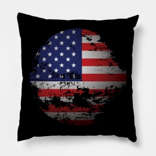 USA under construction chest Pillow