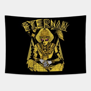 Eternal Egyptian God Modern Streetwear - Urban Mystic Fashion Tapestry