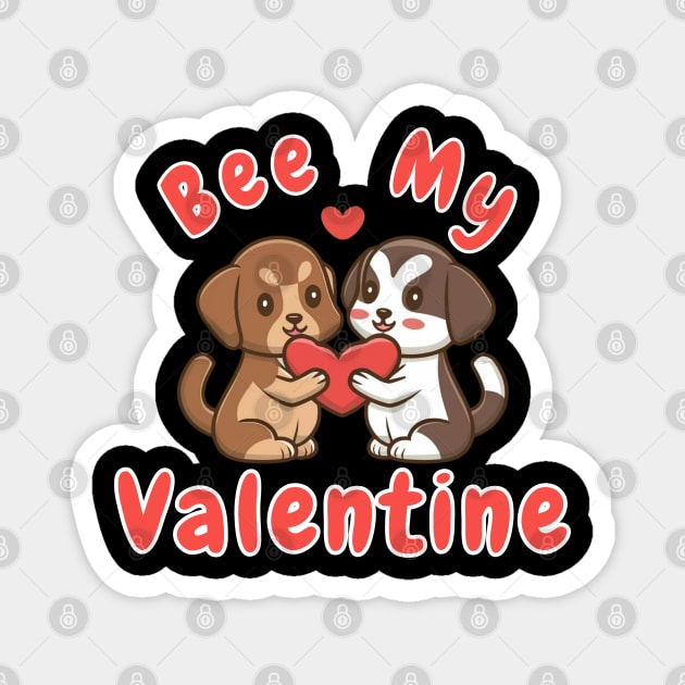 Bee my valentine Magnet by Jackystore