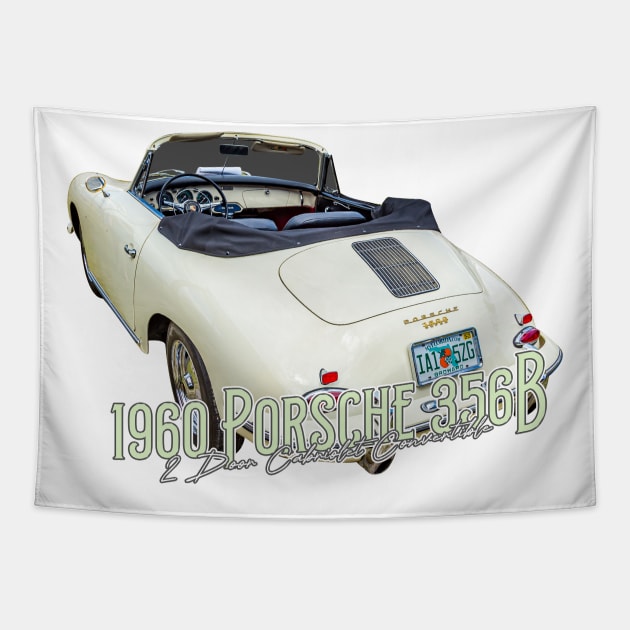 1960 Porsche 356B 2 Door Cabriolet Convertible Tapestry by Gestalt Imagery