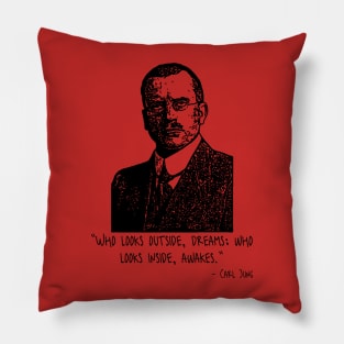 Who Looks Outside, Dreams, Who Looks Inside, Awakes. Pillow