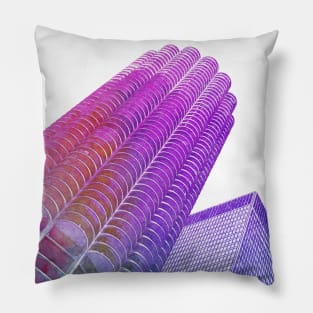 Marina Towers (Watercolor). Pillow