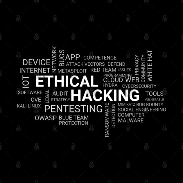 Ethical Hacking Wordcloud by leo-jess