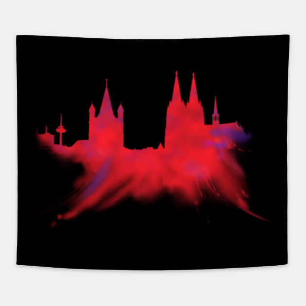Cologne Cathedral Painting Koln Fan Skyline Carnival Cologne