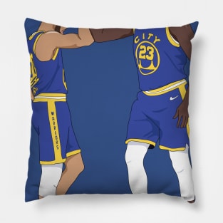 Steph Curry and Draymond Green Pillow