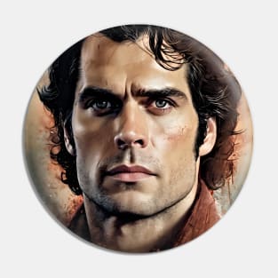 Portrait of Henry Cavill Pin