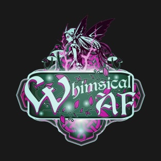 Whimsical AF Night Fairy and Mushrooms T-Shirt