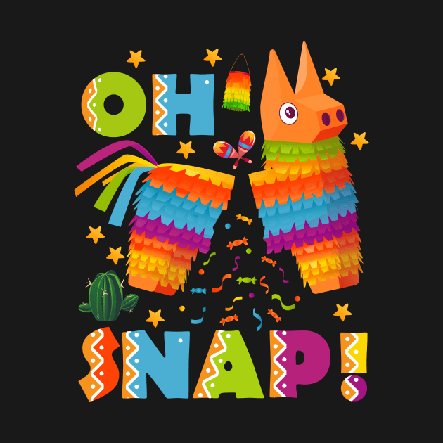 Cinco de Mayo Oh Snap Mexican Pinata by peskyrubeus