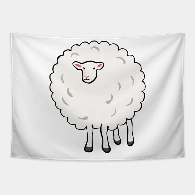 Sheep Tapestry by Kelliboo