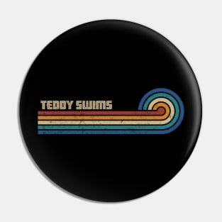 Teddy Swims  - Retro Sunset Pin