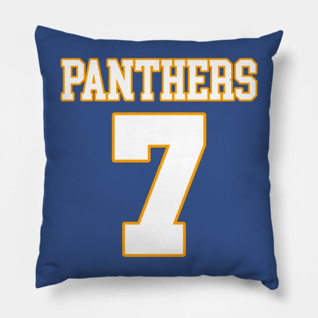 Matt Saracen Jersey (Front & Back Print) Friday Night Lights Fan Art Pillow by darklordpug