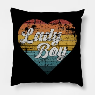 Lady Boy Retro Love Pillow