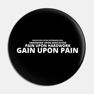 No Pain No Gain Pin