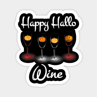 Women Halloween Drinking Happy Hallo Wine Men Fun Magnet