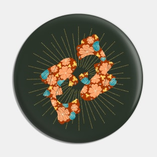 Floral koi - fall colors Pin