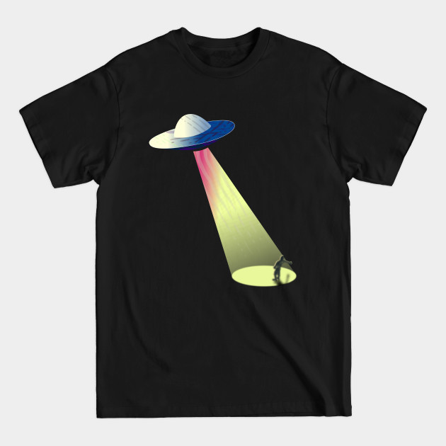 Discover Hitching A Ride - Flying Saucer - T-Shirt