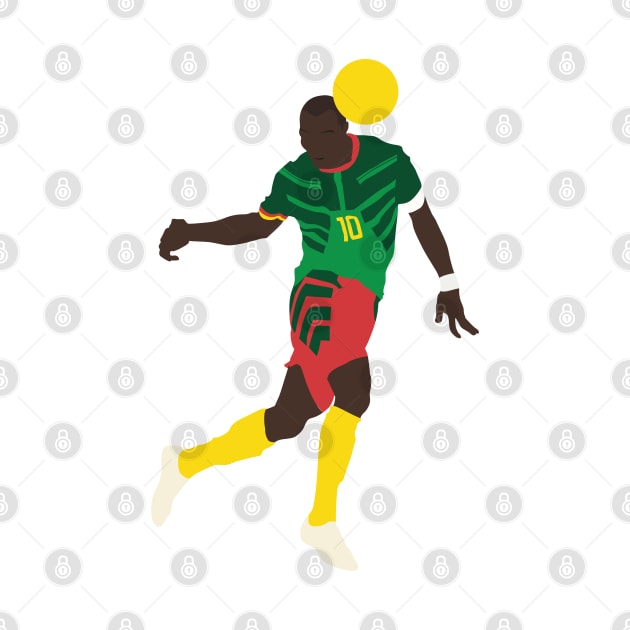 Vincent Aboubakar, Cameroon vs Brazil by Jackshun