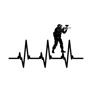 Paintball Heartbeat T-Shirt