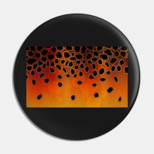 Brown Trout Camo Texture Pin