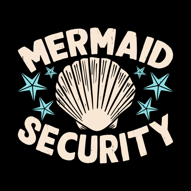 Mermaid Security  T Shirt For Women Men by Gocnhotrongtoi