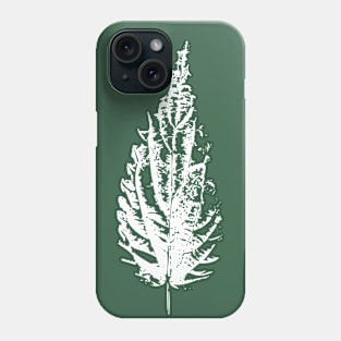 Leaf botanical illustration Phone Case