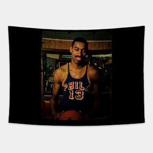 Wilt Chamberlain at Philadelphia #13 Tapestry