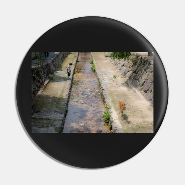 Two children, each side of the stream, worlds apart Pin by AvonPerception