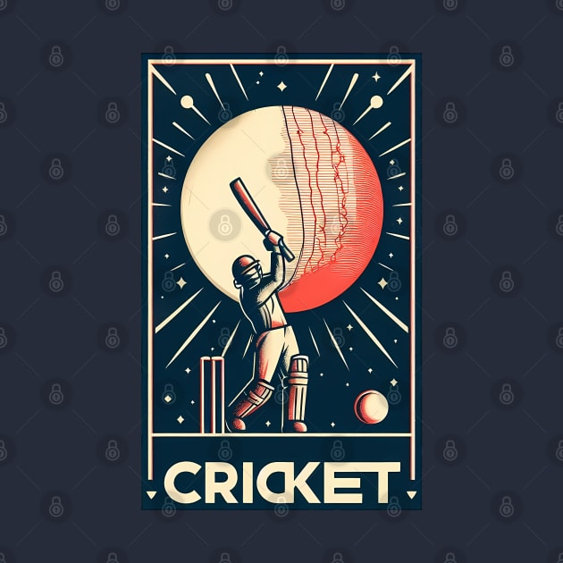 Cricket Player by TaevasDesign