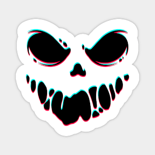 Spooky Halloween Face Magnet