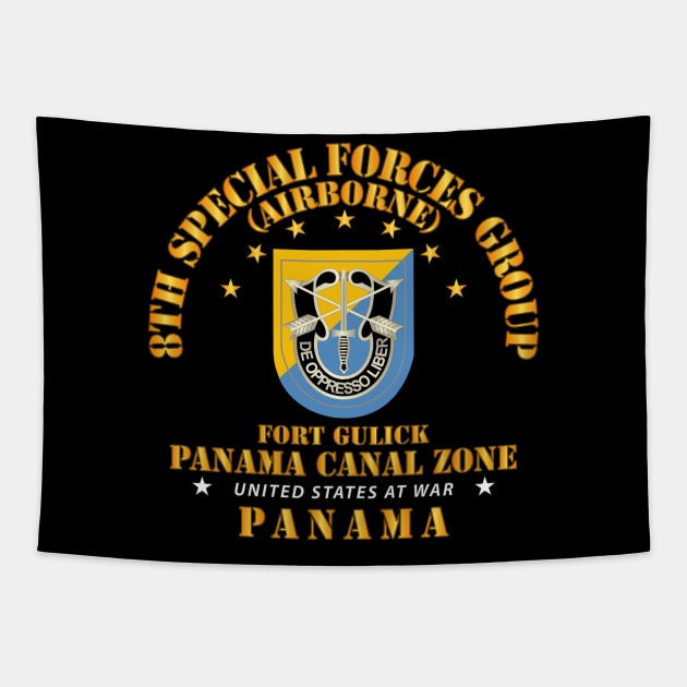 8th SFG - Fort Gulick, Panama Canal Zone Tapestry by twix123844