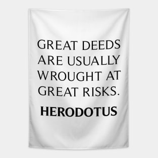 Herodotus Quote Tapestry