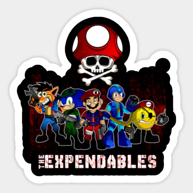 The Explendables Nintendo Sticker Teepublic