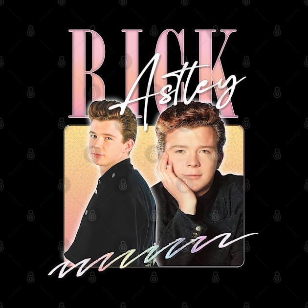 Rick Astley 80s Retro Fan Design by DankFutura