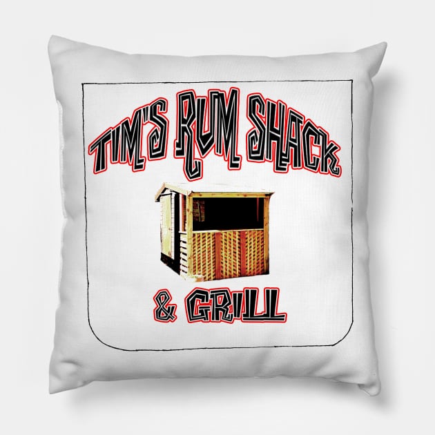 Rum Shack Pillow by timtopping