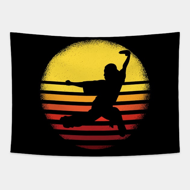 Wushu Sanda Wushu Broadsword Wushu Sword Wushu Staff Tapestry by sBag-Designs