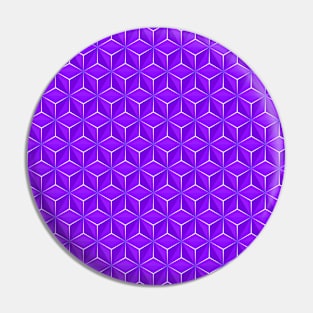 Geometric purple shapes Pattern Pin