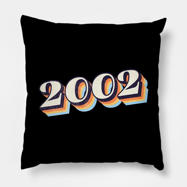 2002 Birthday Year Pillow by Vin Zzep