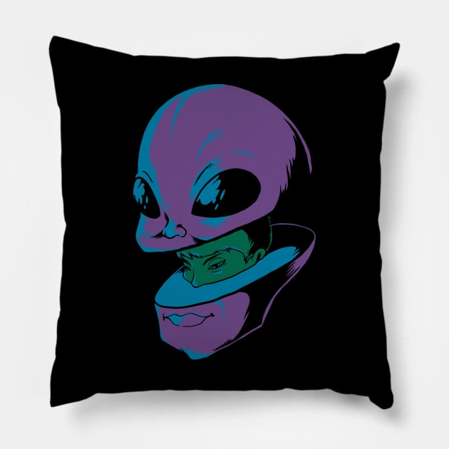 Hiding in Alien Pillow by Alien Version