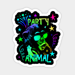 Monkey Party Animal Magnet